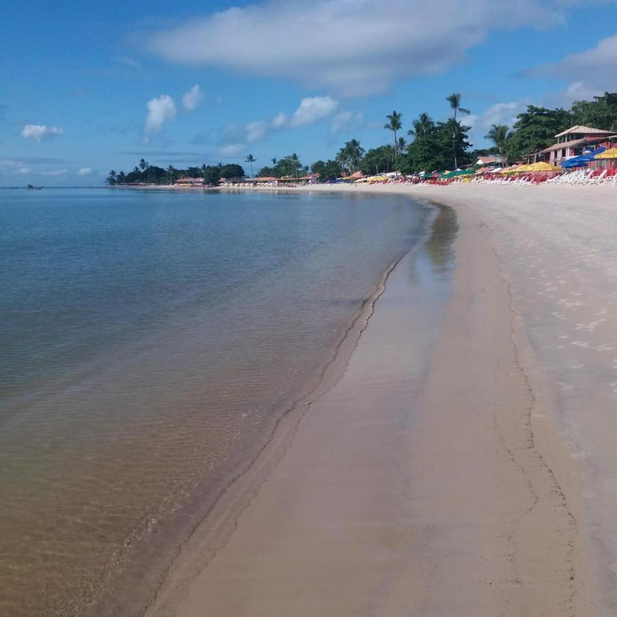 סנטה קרוז קברליה Apto Aconchegante Na Praia Coroa Vermelha מראה חיצוני תמונה